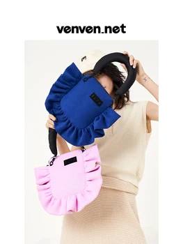 COY VENVENNET Оригиналната нишевая дизайнерска чанта Слънчоглед Лека луксозна уникална модерна чанта Senior Sense