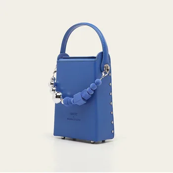 Чанта-портсигар, мини-верига, малка чанта, дамска чанта-месинджър, расшитая мъниста, преносима малка квадратна чанта-кутия