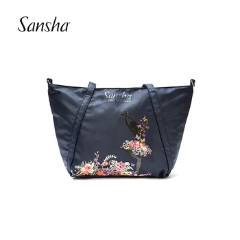 Sansha Благородна 8-литров балетната чанта за танци, спортна чанта за пазаруване в състезателна зала за жени и Момичета, 92AH0008P