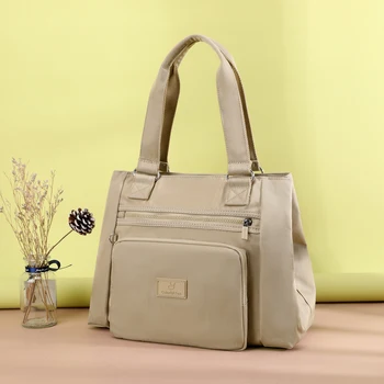 Висококачествена дамска чанта с горната дръжка, дизайнерска дамска чанта през рамо, чанти, найлонови торбички-тоут, чанта за майките, пазарска чанта, портфейл