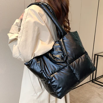 Дамски найлонови торбички с голям капацитет, висококачествени модни дамски чанти-незабавни посланици на рамото за жени, ежедневни дамски пътна чанта-тоут