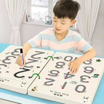 Контролна дръжка за обучение в детската градина може да се трият и карта за практикуване на фокусиране 2-5 години, бебешки играчки, пъзел игра за мислене, в началото на образование