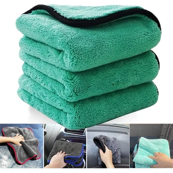 1200GSM Коралов руно автомивка кърпа от микрофибър за Почистване на автомобила на Суха кърпа за полиране на колата една кърпа от микрофибър Авточасти