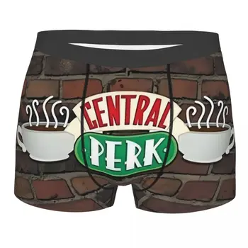Гащи Central Perk Friends, Мъжки бикини, мъжко бельо, секси къси панталони, гащи-боксерки