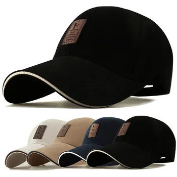 Летни дамски мъжки структурна бейзболна шапка от цели памук с регулируема закопчалка, солнцезащитная шапка, спортна бейзболна шапка в стил хип-хоп, Casquette