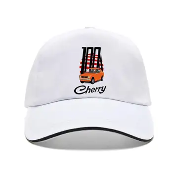 Бейзболна шапка от 100% памучна мрежа с потребителски принтом, класически автомобили бейзболна шапка на Datsun Cherry 100a - Orange E10 за жени