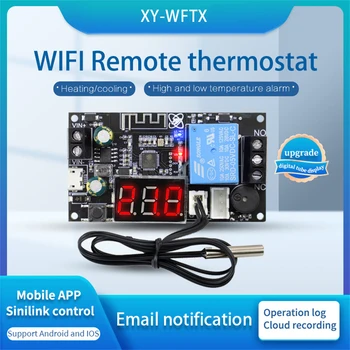 WIFI Дистанционно термостат WFTX Прецизно охлаждане и отопление на заявление за събиране на температурата Модул регулатор на температурата
