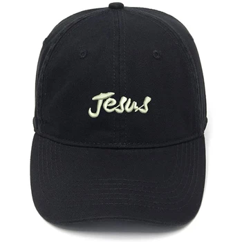 Мъжка бейзболна шапка Lyprerazy с бродерия на Исус, ежедневни памучни шапки с бродерия