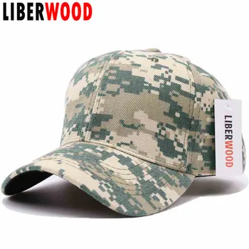 LIBERWOOD патрул цифров капачки AMC Бейзболни шапки, шапка, армия тактически камуфлаж за Лов на открито шапки възстановяване на предишното положение шапка джунгла