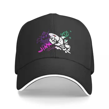 Jinx Was Her Arcane League of Legends Бейзболна шапка, Мъжки шапки, дамски шапки с козирка за колоезденето възстановяване на предишното положение Caps