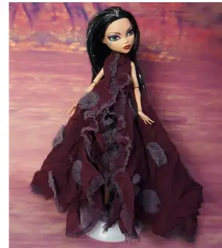 Куклено вечерна рокля, чудовищно висока стоп-моушън облекло, мека и ежедневни облекла, дрехи ръчна изработка, комплект кукольной дрехи за 1/6 куклено играчки