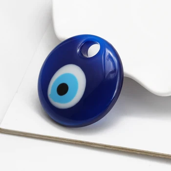 MEIBEADS Стъклени аксесоари за сините очи на Едро турски, гръцки декорация висулка от уроки ключодържател-колие 5 бр./лот