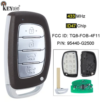 KEYECU 433 Mhz ID47 Чип 95440-G2500 FCC ID: TQ8-FOB-4F11 Бесключевой Вход Умно Дистанционно Ключодържател за Hyundai Ioniq 2019 2020 2021