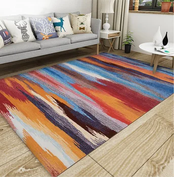 Китайски стил, абстрактен геометричен килим за хол, модерен нескользящий противообрастающий килим за Спалнята, килим за хол