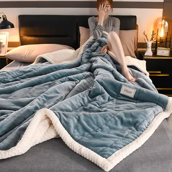 2023 Най-новото от мазнини през зимата топло одеяло за легла, утяжеленные одеяла, Топло одеяло, Топло чаршаф, Одеяло, с двойно предназначение