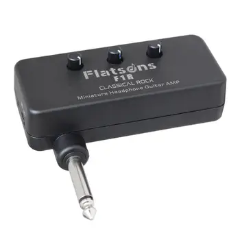 1 бр. портативен усилвател за китара мини слушалки F1R 6,35 мм конектор Plug-and-Play