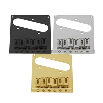 Китара бридж TL с 6 седлами от с сплав за подробности електрически китари, златен/черен/хромированного цветове
