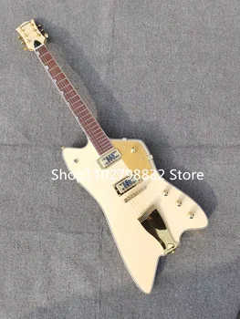 6-струнен електрическа китара, хастар от палисандрово дърво, златни аксесоари, безплатна доставка