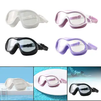 Очила за плуване с висока разделителна способност, очила за плуване с затычками за уши, водоустойчив фарове за очила за плуване, слънчеви очила за плуване за възрастни