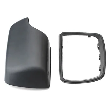 Автомобилна черна капачка огледало за обратно виждане, капаци на страничните огледала с промяната за E53 X5 2000-2006 дясно