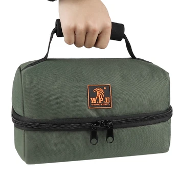 Водоустойчива чанта за риболовни принадлежности, 2-слойная риболовна стръв, чанта за съхранение сонда, Чанта за съхранение на риболовни принадлежности, калъф