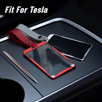 За Tesla, модел 3/Y кола за ключове от алуминиева сплав, защитен капак, аксесоари, декорация за ключове, защита от драскотини