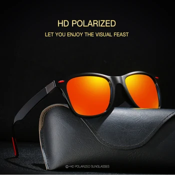 Класически Поляризирани Слънчеви очила 2022 за мъже и Жени, Фирмен дизайн, Слънчеви Очила, в квадратни рамки очила за шофиране, колоездене, Очила с UV400 Gafas De Sol