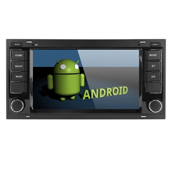 HD 2 Din Android GPS Авто Радио, Мултимедиен Навигационен DVD-плейър аудио за Фолксваген Туарег 1-7 Л T5 Multivan 2004 2005 2014
