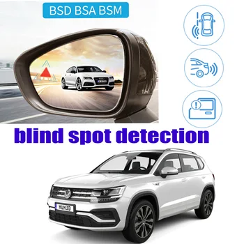 Предупреждение за намаза в сляпа зона на автомобила БСМ, Система за предупреждение за безопасност на движението, Огледало за обратно виждане, радарна система за откриване на Volkswagen VW Tharu Tarek 2018 ~ 2020