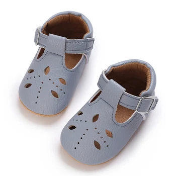 Модерни обувки за деца: детски обувки от изкуствена кожа гумена подметка за момчета и момичета (0-18 месеца)