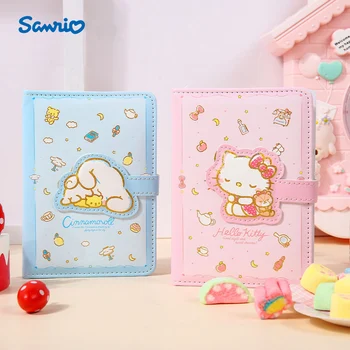 Карикатура на Sanrio Hello Kitty My Melody Cinnamoroll Pom Pom Purin Записная награда за студенти Сладък тетрадка за студенти Канцеларски материали Подарък