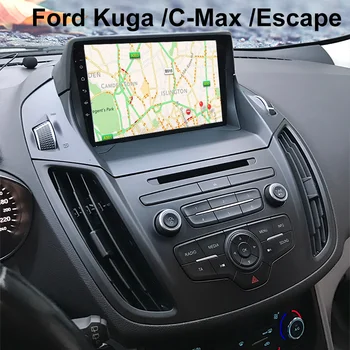 128 GB Радиото в автомобила Android 13 Екран За Ford Cmax 2011 2013 Kuga C-max Escape GPS Bluetooth Авторадио Безжичен Carpaly