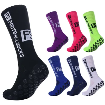 Нови Футболни чорапи с кръгла силиконово противоскользящим изземване Футболни Чорапи-Спортни мъжки и женски бейзбол чорапи за ръгби