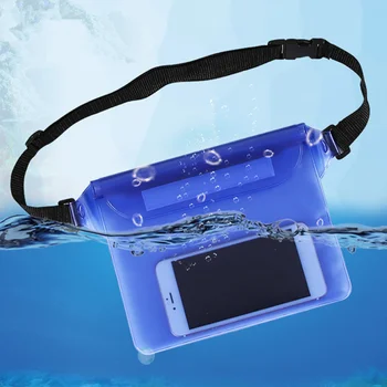 3 слой от водоустойчива уплътнителен чанти за пътуване, голям Размер, прозрачен подводен суха защитна чанта за iphone, калъф за мобилен телефон