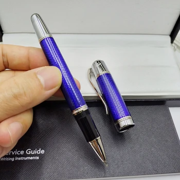 луксозна химикалка писалка Jules Verne Black/ Blue MB Roller /химикалка писалка /писалка за канцеларски материали, гел химикалки за писане