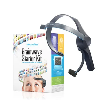 Neurosky Mindwave Mobile 2 EEG слушалки Brainwave Starter Kit Mind Control Поддръжка на устройства Brainlink SDK за вторична развитие